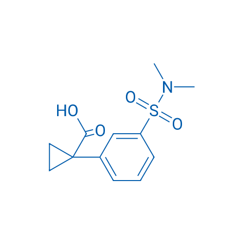 1-(3-(N,N-Dimethylsulfamoyl)phenyl)cyclopropanecarboxylic acid 1g