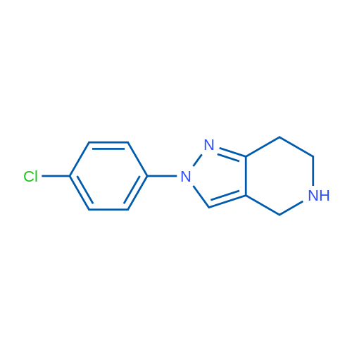 2-(4-Chlorophenyl)-4,5,6,7-tetrahydro-2H-pyrazolo[4,3-c]pyridine 1g