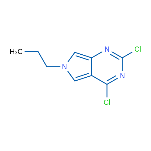 2,4-Dichloro-6-propyl-6H-pyrrolo[3,4-d]pyrimidine 1g