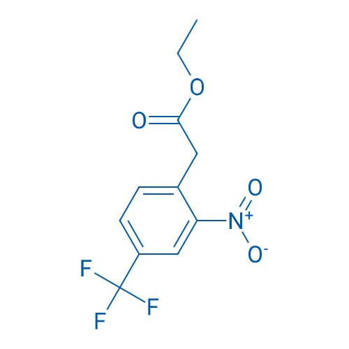 Ethyl 2-(2-nitro-4-(trifluoromethyl)phenyl)acetate 10g