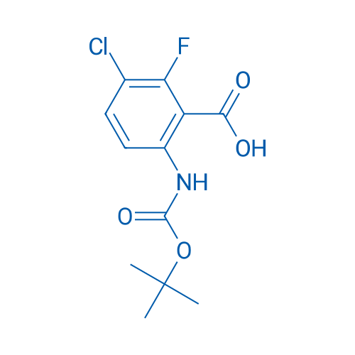 6-tert-Butoxycarbonylamino-3-chloro-2-fluoro-benzoic acid 1g