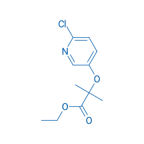 Ethyl 2-((6-chloropyridin-3-yl)oxy)-2-methylpropanoate 1g
