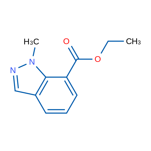 Ethyl 1-methyl-1H-indazole-7-carboxylate 1g