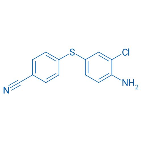 4-((4-Amino-3-chlorophenyl)thio)benzonitrile 100mg