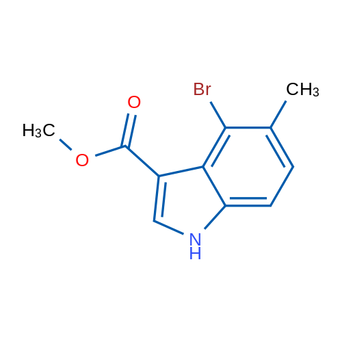 Methyl 4-bromo-5-methyl-1H-indole-3-carboxylate 1g