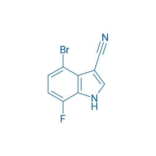 4-Bromo-7-fluoro-1H-indole-3-carbonitrile 100mg