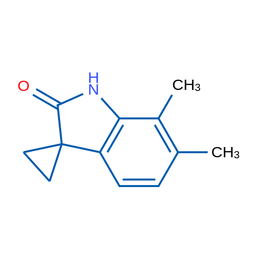 6',7'-Dimethylspiro[cyclopropane-1,3'-indolin]-2'-one 1g
