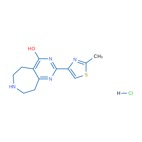 2-(2-Methylthiazol-4-yl)-6,7,8,9-tetrahydro-5H-pyrimido[4,5-d]azepin-4-ol hydrochloride 1g