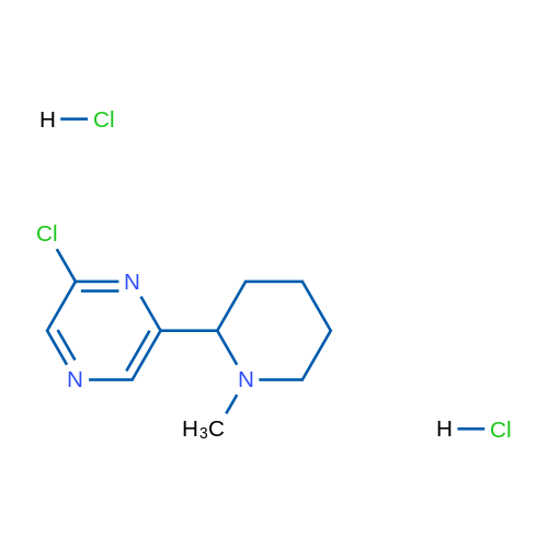 2-Chloro-6-(1-methylpiperidin-2-yl)pyrazine dihydrochloride 1g