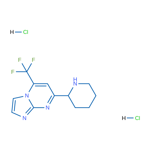 7-(Piperidin-2-yl)-5-(trifluoromethyl)imidazo[1,2-a]pyrimidine dihydrochloride 1g
