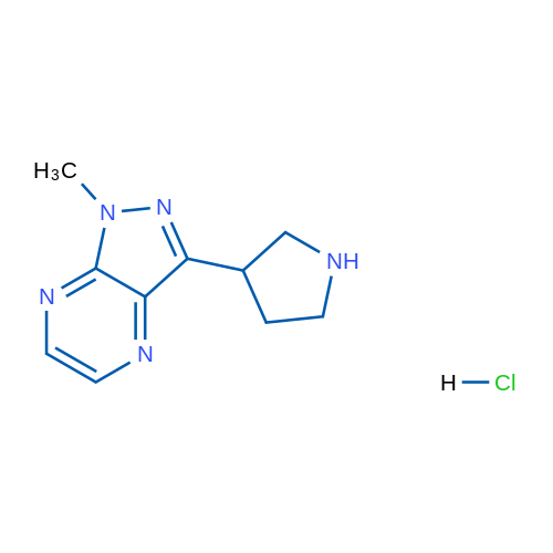 1-Methyl-3-(pyrrolidin-3-yl)-1H-pyrazolo[3,4-b]pyrazine hydrochloride 1g