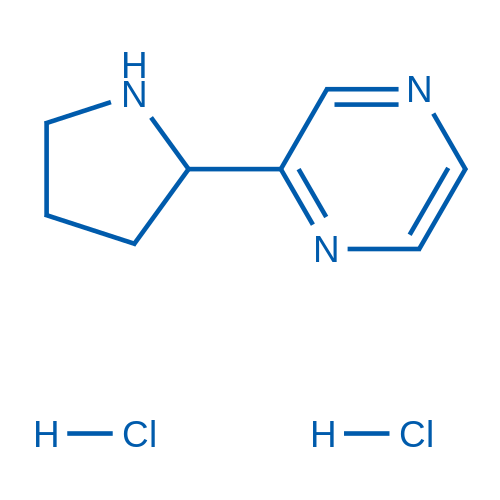 2-(Pyrrolidin-2-yl)pyrazine dihydrochloride 1g