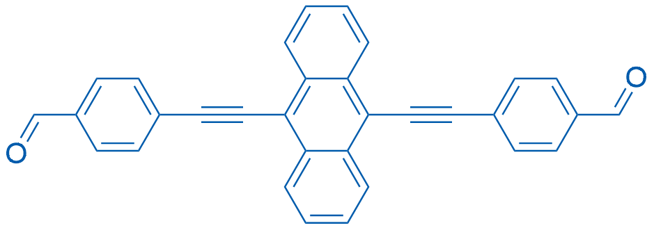 4,4'-(Anthracene-9,10-diylbis(ethyne-2,1-diyl))dibenzaldehyde 1g