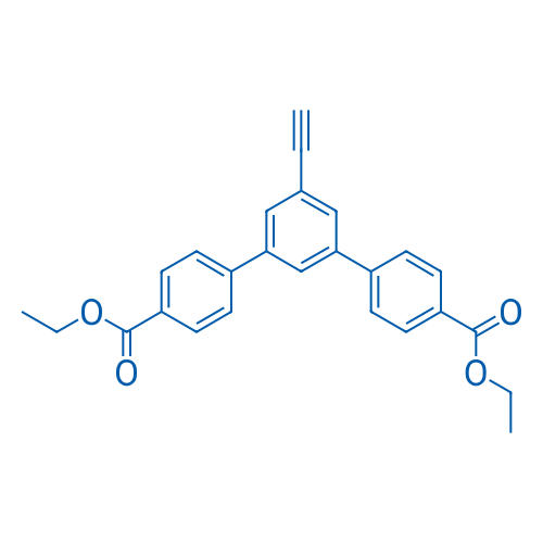 Diethyl 5'-ethynyl-[1,1':3',1''-terphenyl]-4,4''-dicarboxylate 250mg