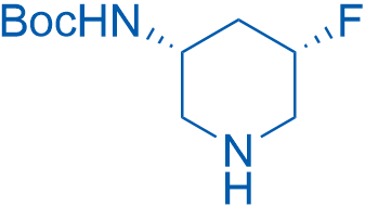 tert-Butyl ((3R,5S)-5-fluoropiperidin-3-yl)carbamate 250mg