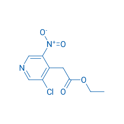 Ethyl 3-chloro-5-nitropyridine-4-acetate 1g