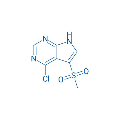 4-Chloro-5-(methylsulfonyl)-7H-pyrrolo[2,3-d]pyrimidine 250mg