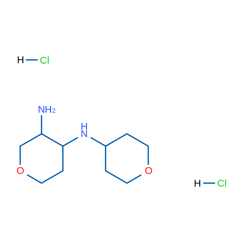 N4-(Tetrahydro-2H-pyran-4-yl)tetrahydro-2H-pyran-3,4-diamine dihydrochloride 1g