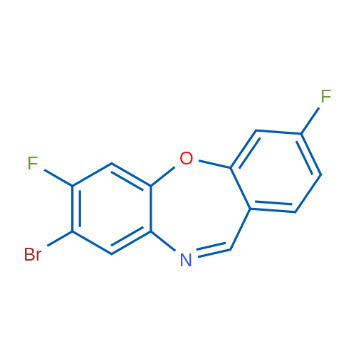 8-Bromo-3,7-difluorodibenzo[b,f][1,4]oxazepine 1g