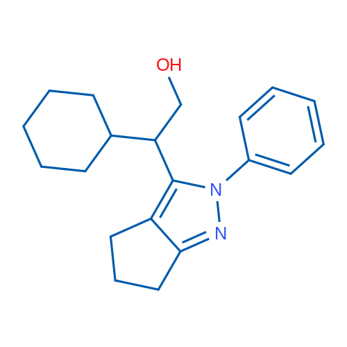 2-Cyclohexyl-2-(2-phenyl-2,4,5,6-tetrahydrocyclopenta[c]pyrazol-3-yl)ethanol 1g