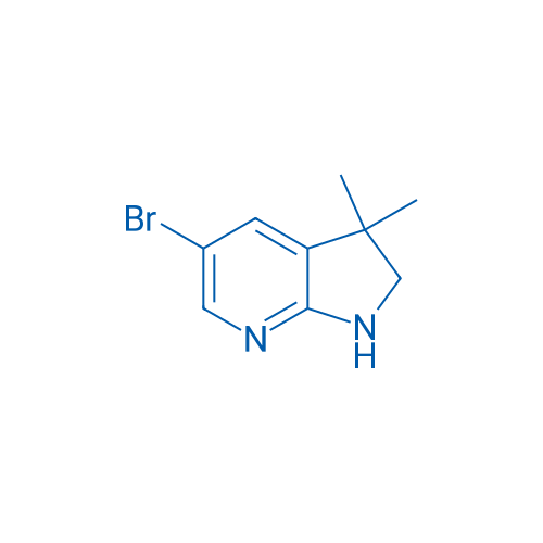 5-Bromo-3,3-dimethyl-2,3-dihydro-1H-pyrrolo[2,3-b]pyridine 250mg