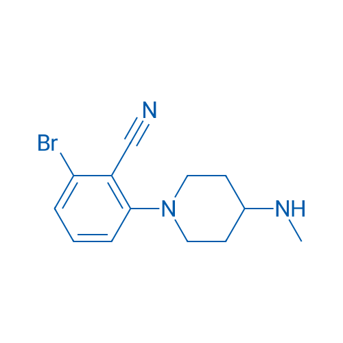 2-Bromo-6-[4-(methylamino)piperidino]benzonitrile 1g