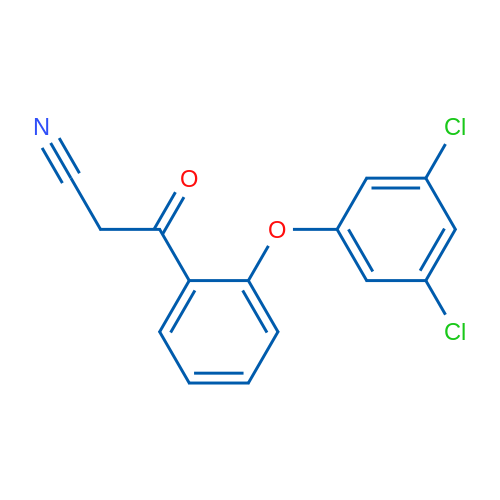 3-[2-(3,5-Dichlorophenoxy)phenyl]-3-oxopropanenitrile 1g
