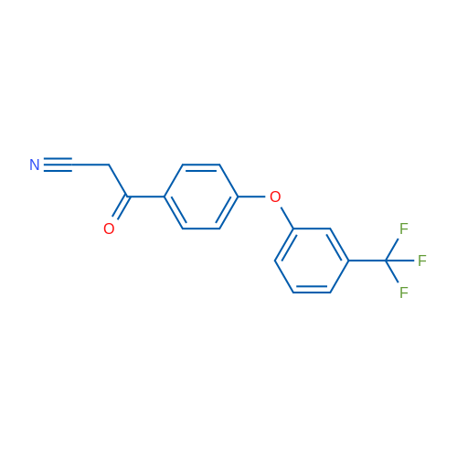 3-Oxo-3-{4-[3-(trifluoromethyl)phenoxy]phenyl}propanenitrile 1g