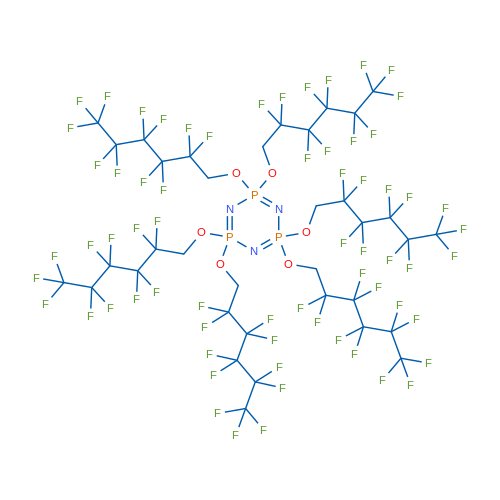 HExakis(1h,1h-perfluorohexyloxy)phosphazene 1g