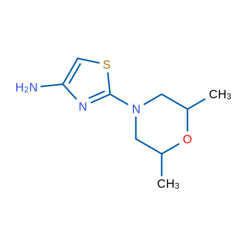 2-(2,6-Dimethylmorpholino)thiazol-4-amine 1g