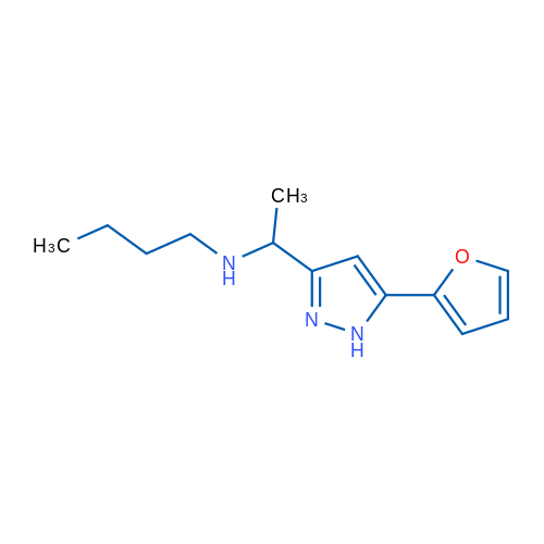 N-(1-(5-(Furan-2-yl)-1H-pyrazol-3-yl)ethyl)butan-1-amine 1g