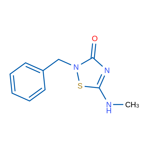2-Benzyl-5-(methylamino)-1,2,4-thiadiazol-3(2H)-one 1g