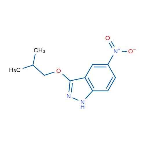 3-Isobutoxy-5-nitro-1H-indazole 1g