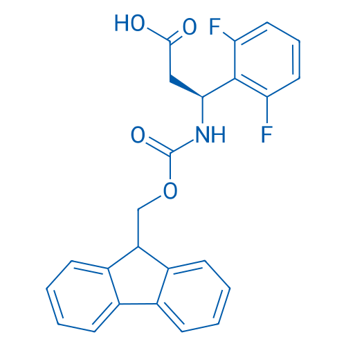 (S)-3-((((9H-Fluoren-9-yl)methoxy)carbonyl)amino)-3-(2,6-difluorophenyl)propanoic acid 250mg