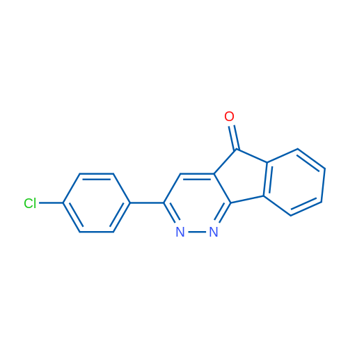 3-(4-Chlorophenyl)-5H-indeno[1,2-c]pyridazin-5-one 1g