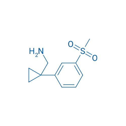 (1-(3-(Methylsulfonyl)phenyl)cyclopropyl)methanamine 1g
