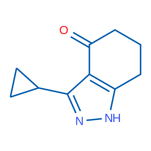 3-Cyclopropyl-6,7-dihydro-1H-indazol-4(5H)-one 1g