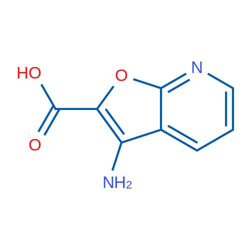 3-Aminofuro[2,3-b]pyridine-2-carboxylic acid 250mg