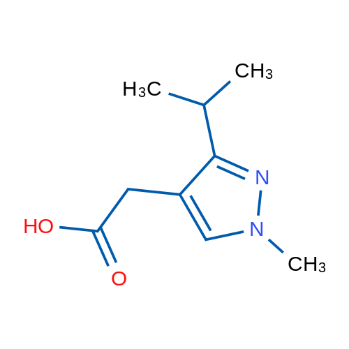 2-[1-Methyl-3-(propan-2-yl)-1h-pyrazol-4-yl]acetic acid 1g