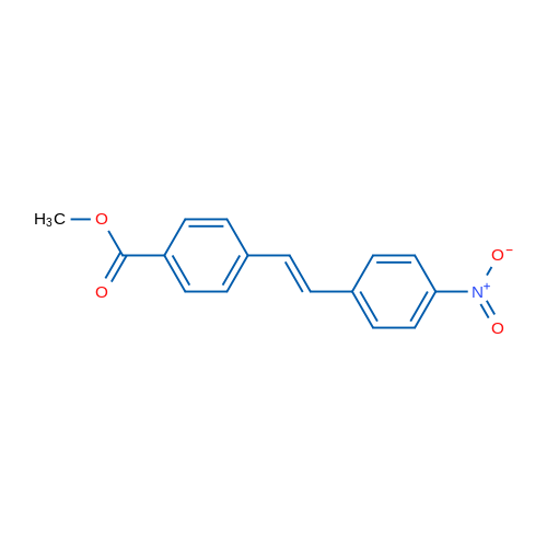 (E)-Methyl 4-(4-nitrostyryl)benzoate 1g