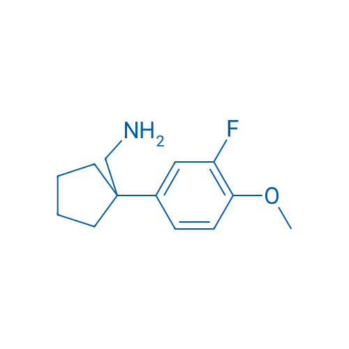 (1-(3-Fluoro-4-methoxyphenyl)cyclopentyl)methanamine 1g