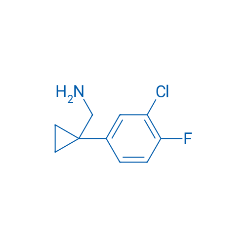 (1-(3-Chloro-4-fluorophenyl)cyclopropyl)methanamine 1g