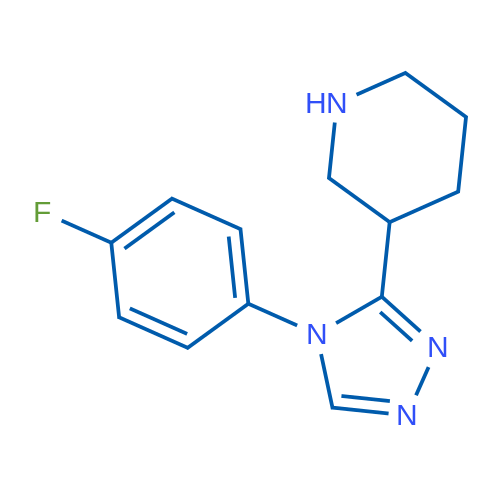 3-(4-(4-Fluorophenyl)-4H-1,2,4-triazol-3-yl)piperidine 1g