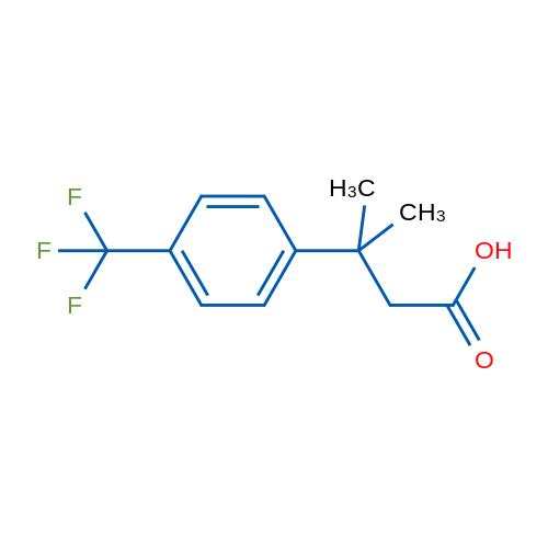 3-Methyl-3-(4-(trifluoromethyl)phenyl)butanoic acid 1g