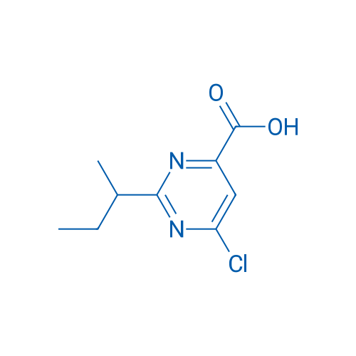 2-(Butan-2-yl)-6-chloropyrimidine-4-carboxylic acid 1g