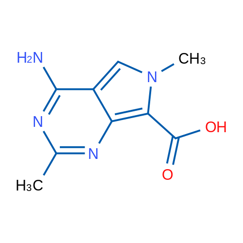 4-Amino-2,6-dimethyl-6H-pyrrolo[3,4-d]pyrimidine-7-carboxylic acid 1g
