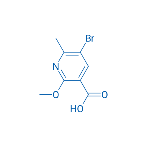 5-Bromo-2-methoxy-6-methylpyridine-3-carboxylic acid 250mg