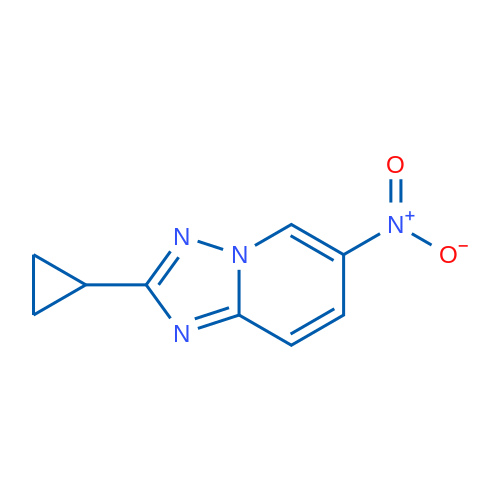 2-cyclopropyl-6-nitro-[1,2,4]triazolo[1,5-a]pyridine 1g