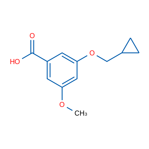 3-(Cyclopropylmethoxy)-5-methoxybenzoic acid 1g