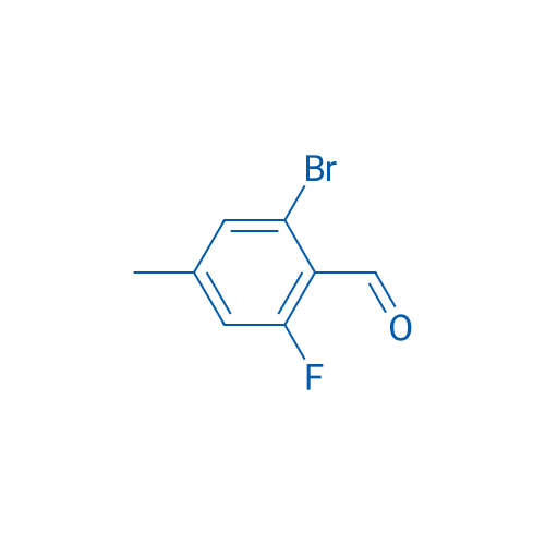 2-Bromo-6-fluoro-4-methylbenzaldehyde 250mg